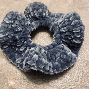 Hand Crocheted Velvet Scrunchie